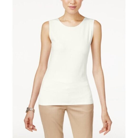 Alfani Women's Ivory Sleeveless Layering Tank Top NWT