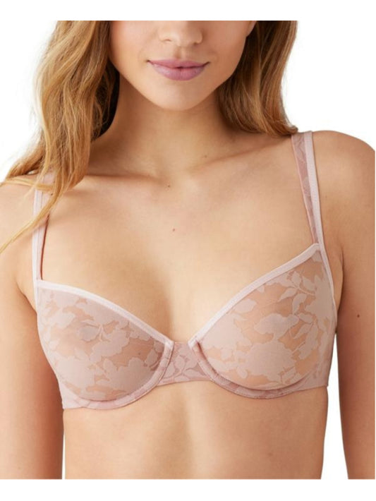 B.tempt'd by Wacoal Women's Pink Shadow Lace Underwire Bra NWT