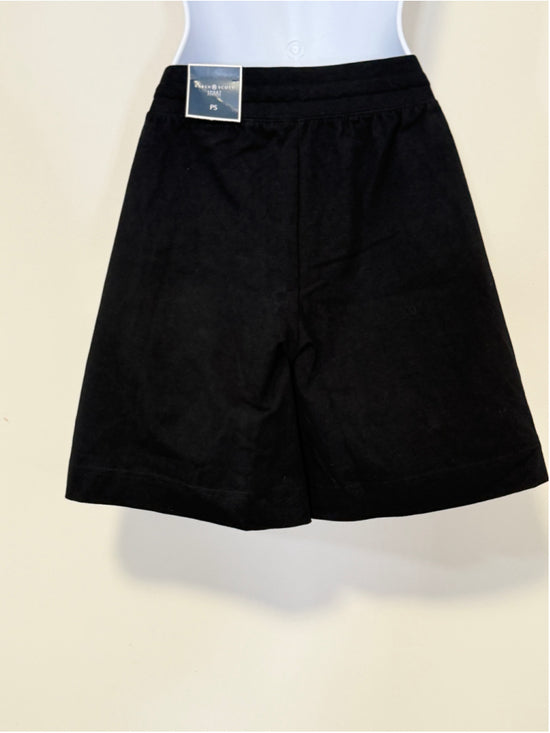 Karen Scott Women's Small Petite Black Knit Cotton Shorts NWT