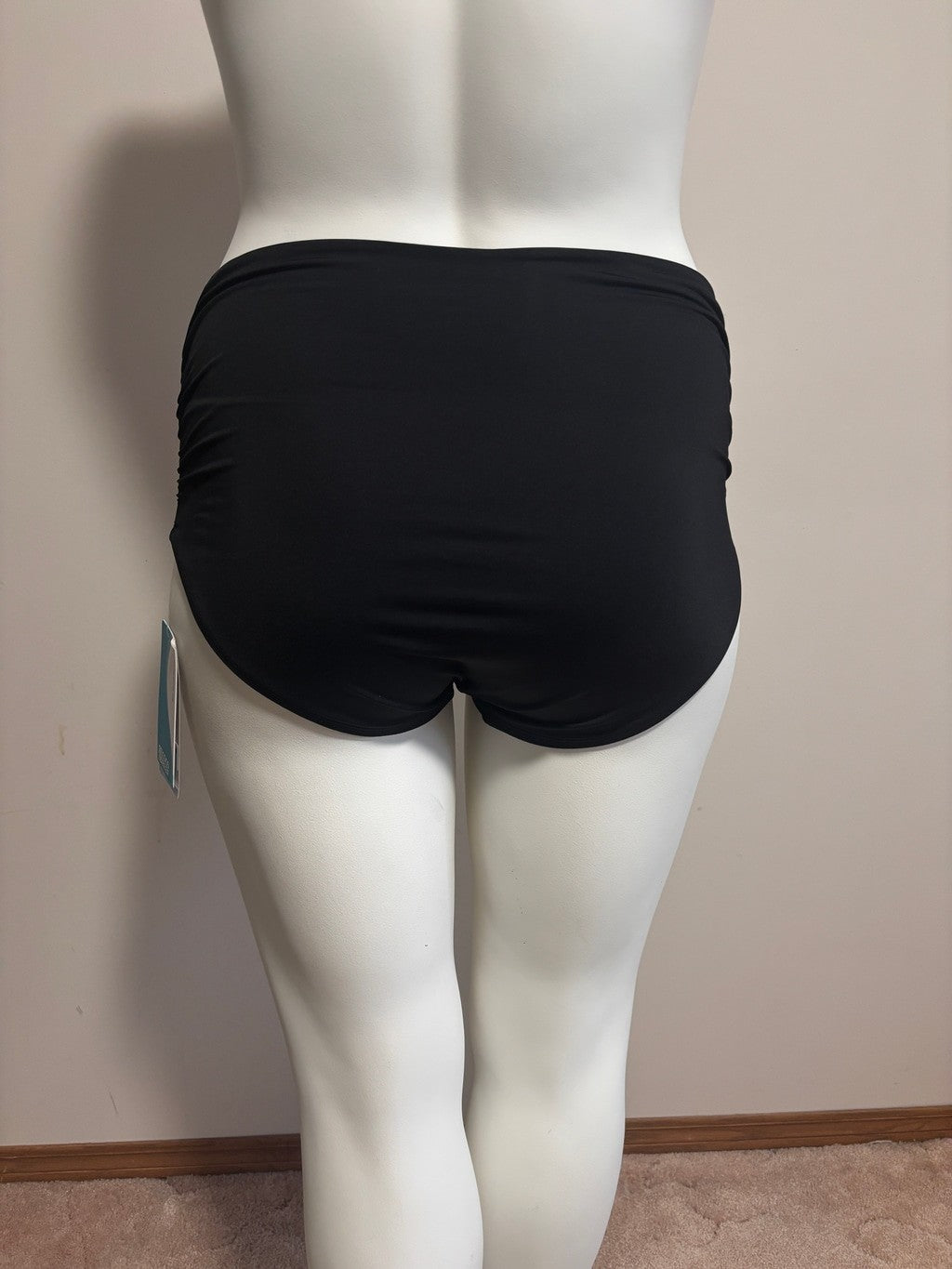 Coco Reef Women's Black High Waist Bikini Bottom NWT