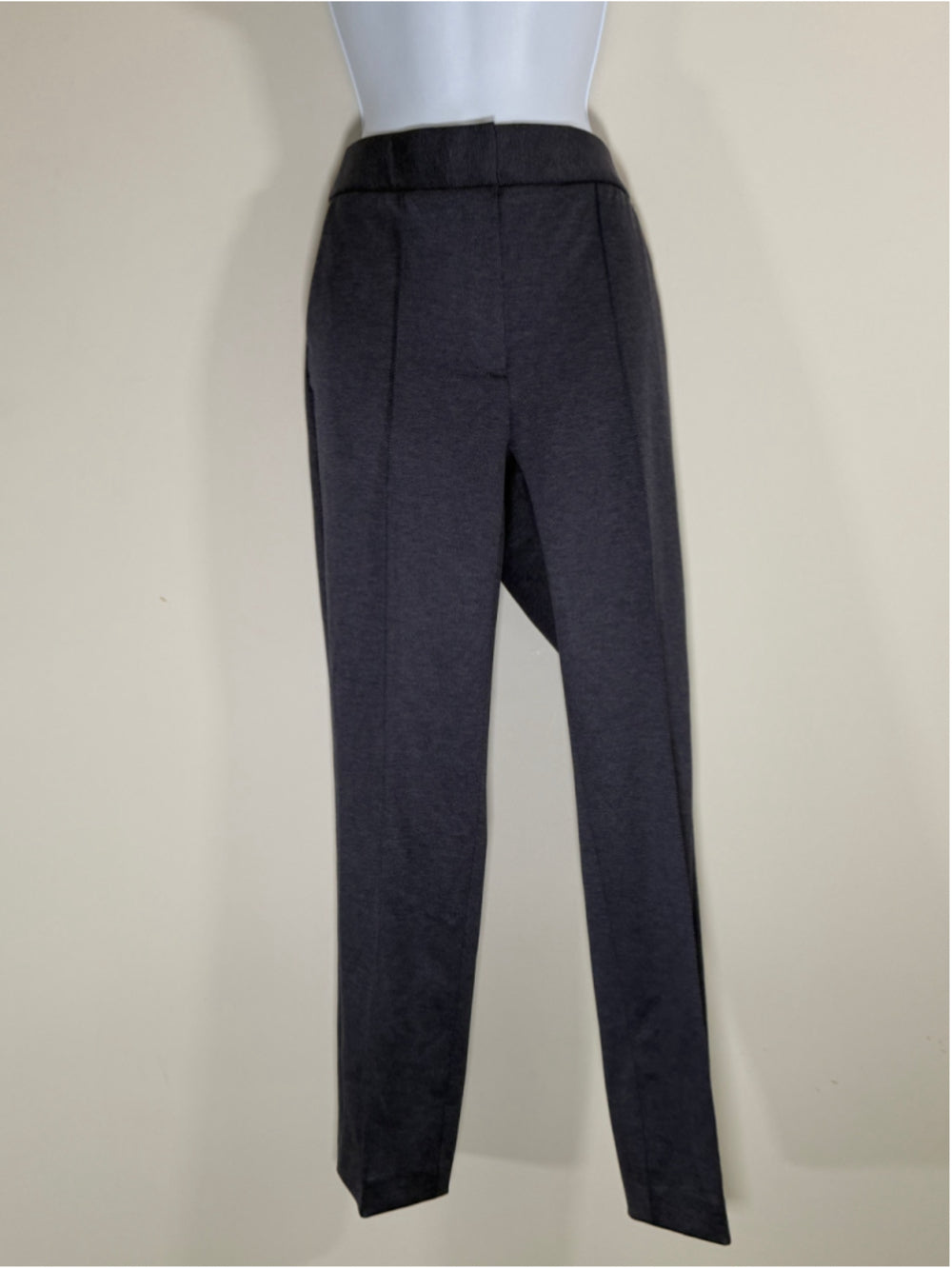Tommy Hilfiger Size 4 Navy Blue Mid-Rise Pintucked Front Ankle Dress Pants NWT