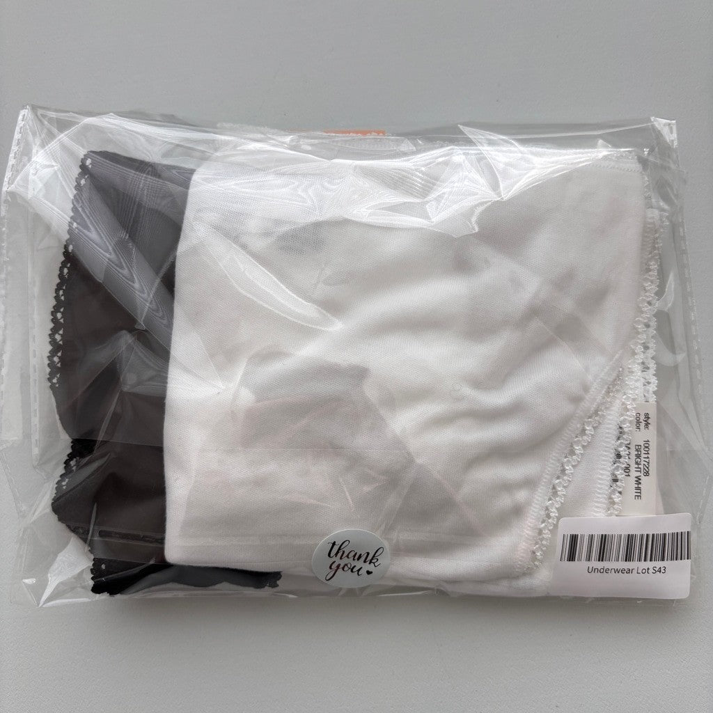 Charter Club Women's Small 100% Cotton 3 Pack of Multi Brief Underwear NWT S43