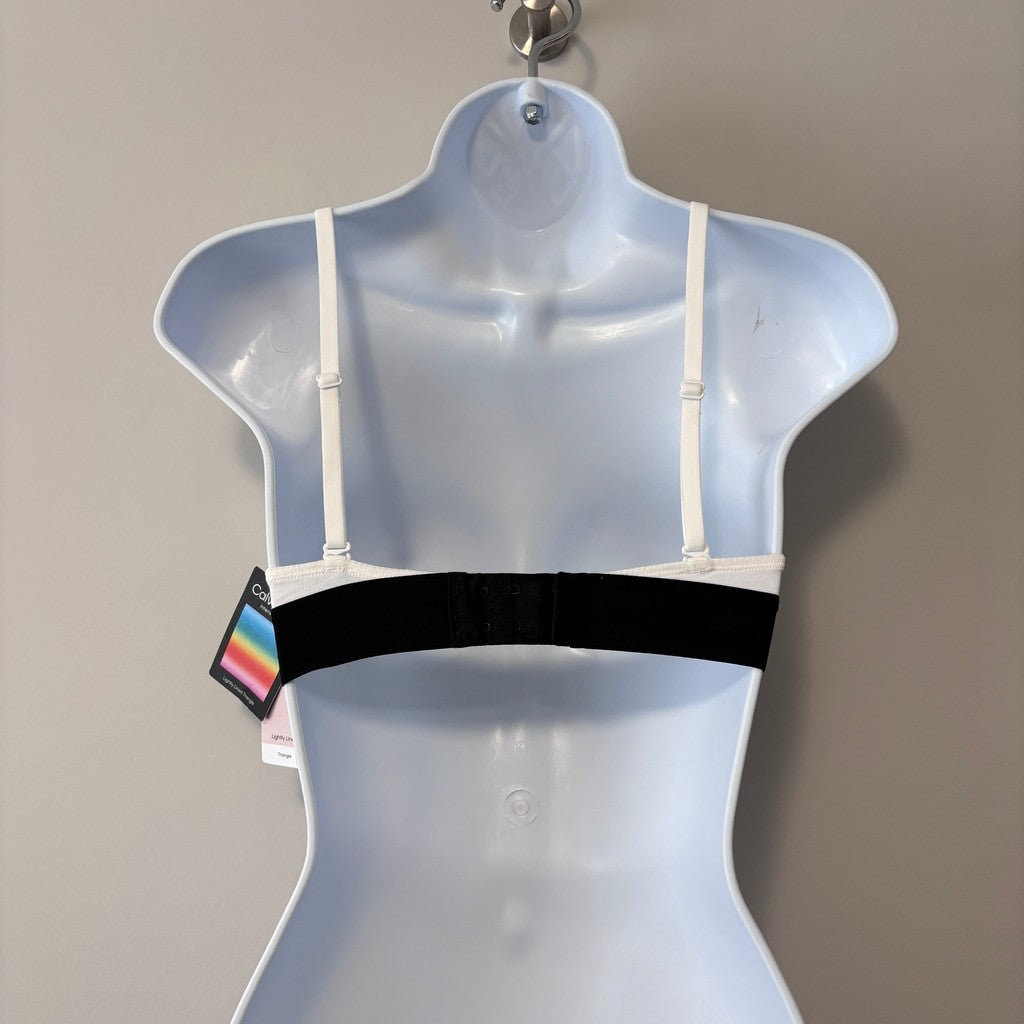 Calvin Klein Size XS White Intense Power Pride Cotton Triangle Bralette NWT