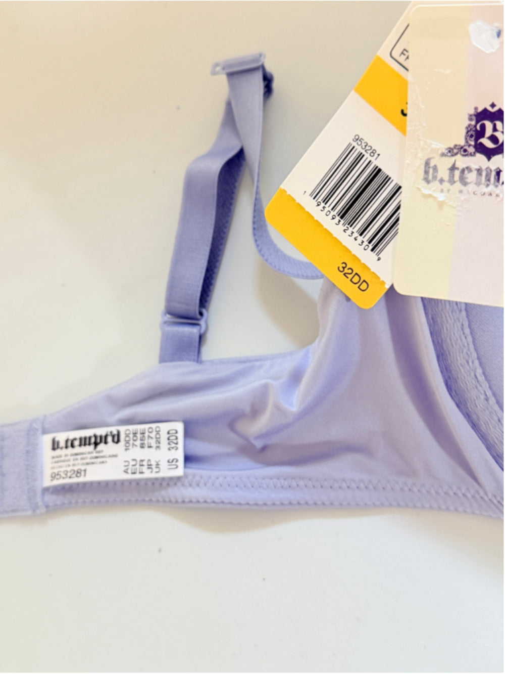 b.tempt'd by Wacoal Women's Size 32DD Purple Foundation Contour Bra NWT