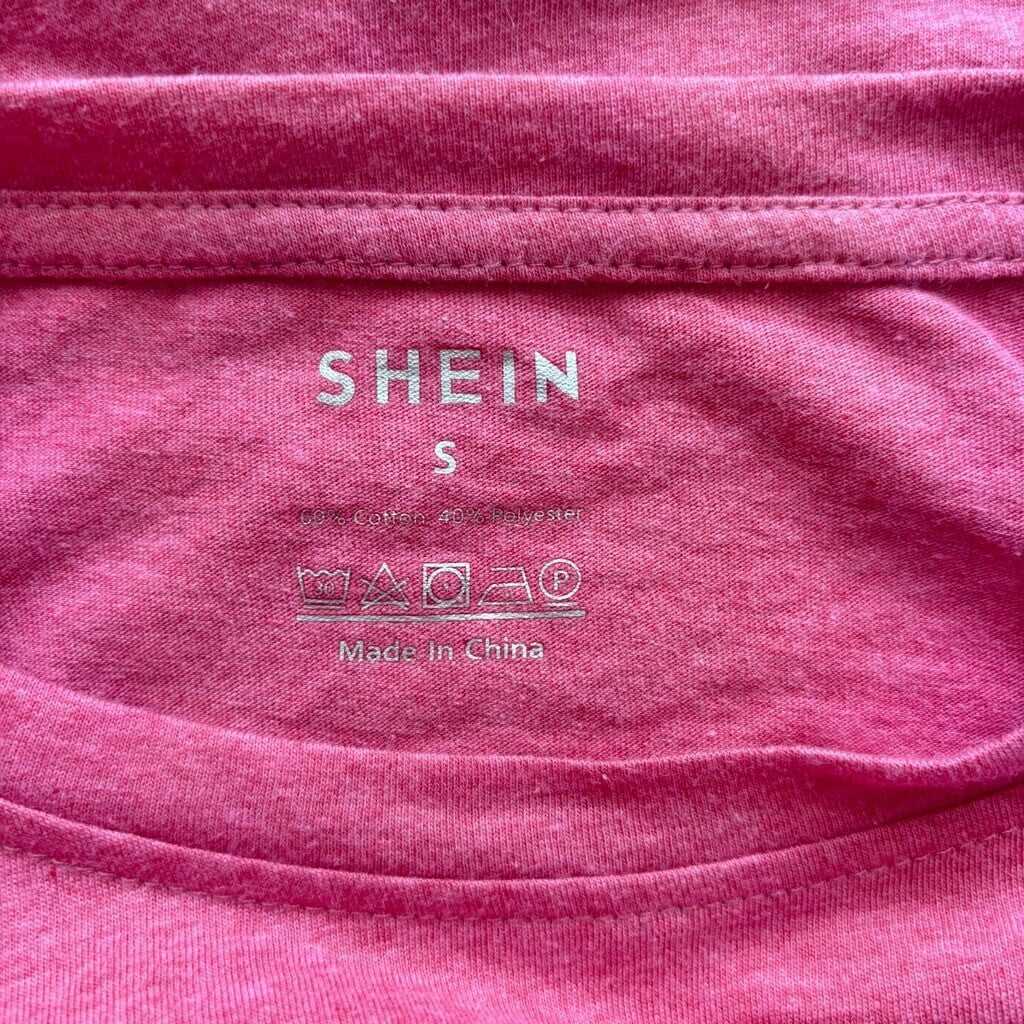 SHEIN Men's Red / Pink California Graphic Tee Short Sleeve Round Neck Shirt NIB