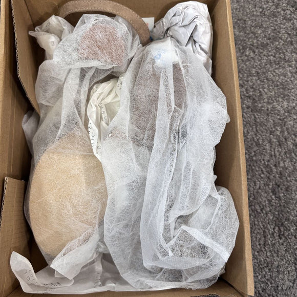 Journee Collection Women's 8 Beige Nairri Platform Block Heel Dress Shoes NIB