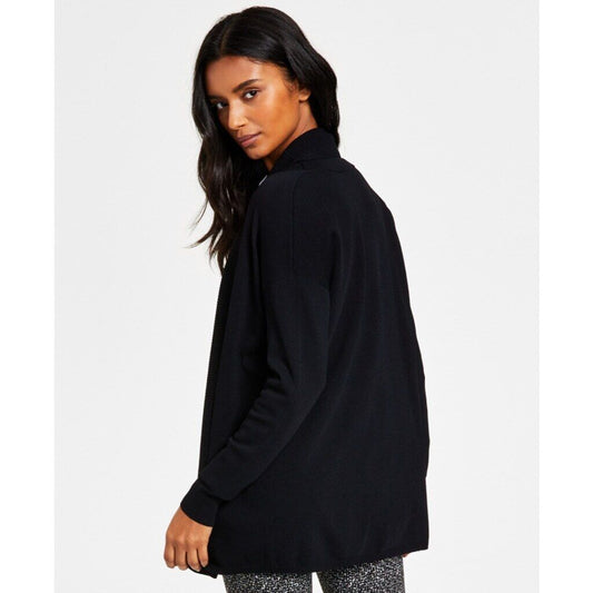 Alfani Women's Large Black Open Front Cardigan / Sweater NWT