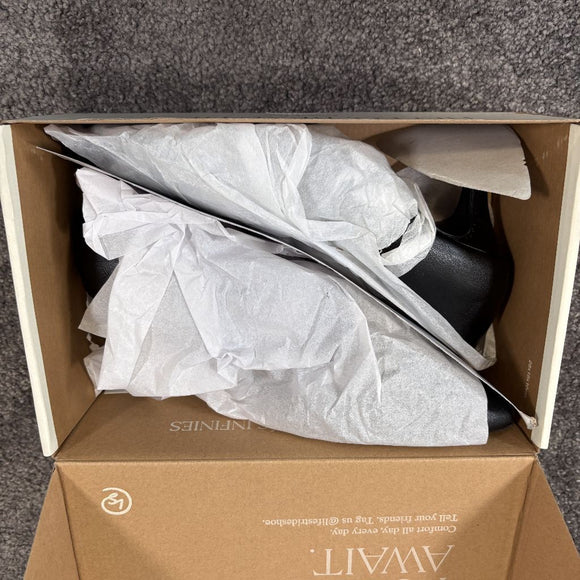 LifeStride Women's 8.5W Black Suki Asymmetrical Dress Pumps / Heels NIB