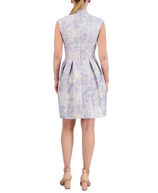 Vince Camuto Women's 14 Floral Retro Style Sweetheart-Neck Fit & Flare Dress NWT