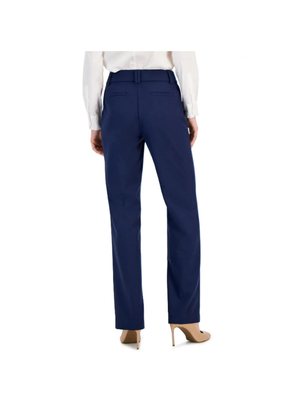INC International Concepts Size 8 Navy Boot Cut Mid-Rise Dress Pants NWT