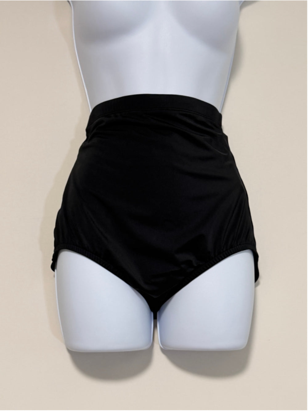 Swim Solutions Women's Size 10 Black Ultra High-Waist Swim Bottoms NWT
