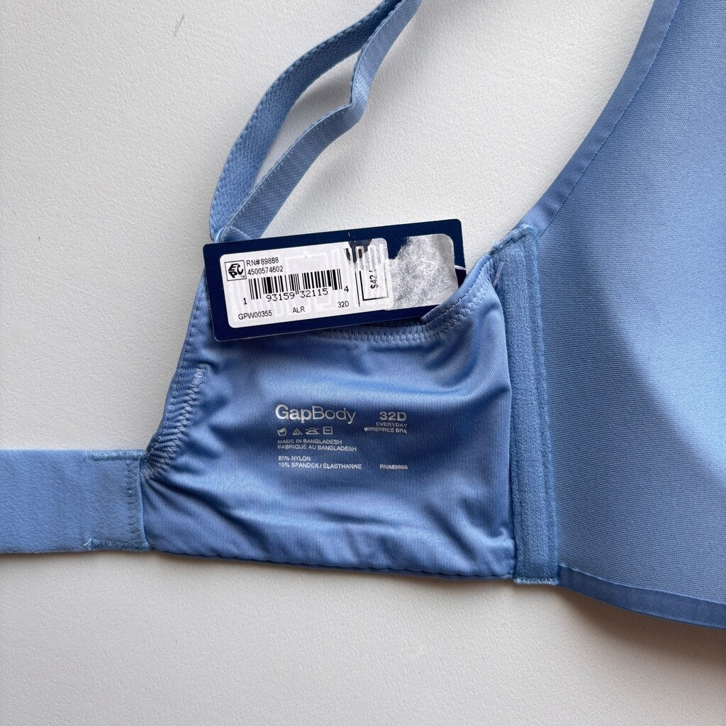 GAP GapBody Women's Blue Everyday Essentials Wireless Bra NWT
