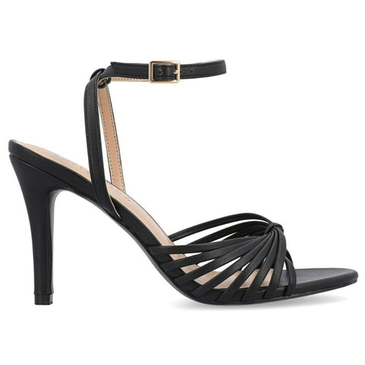 Journee Collection Women's 9.5 Black Vanita Stiletto Heeled Dress Shoes NIB