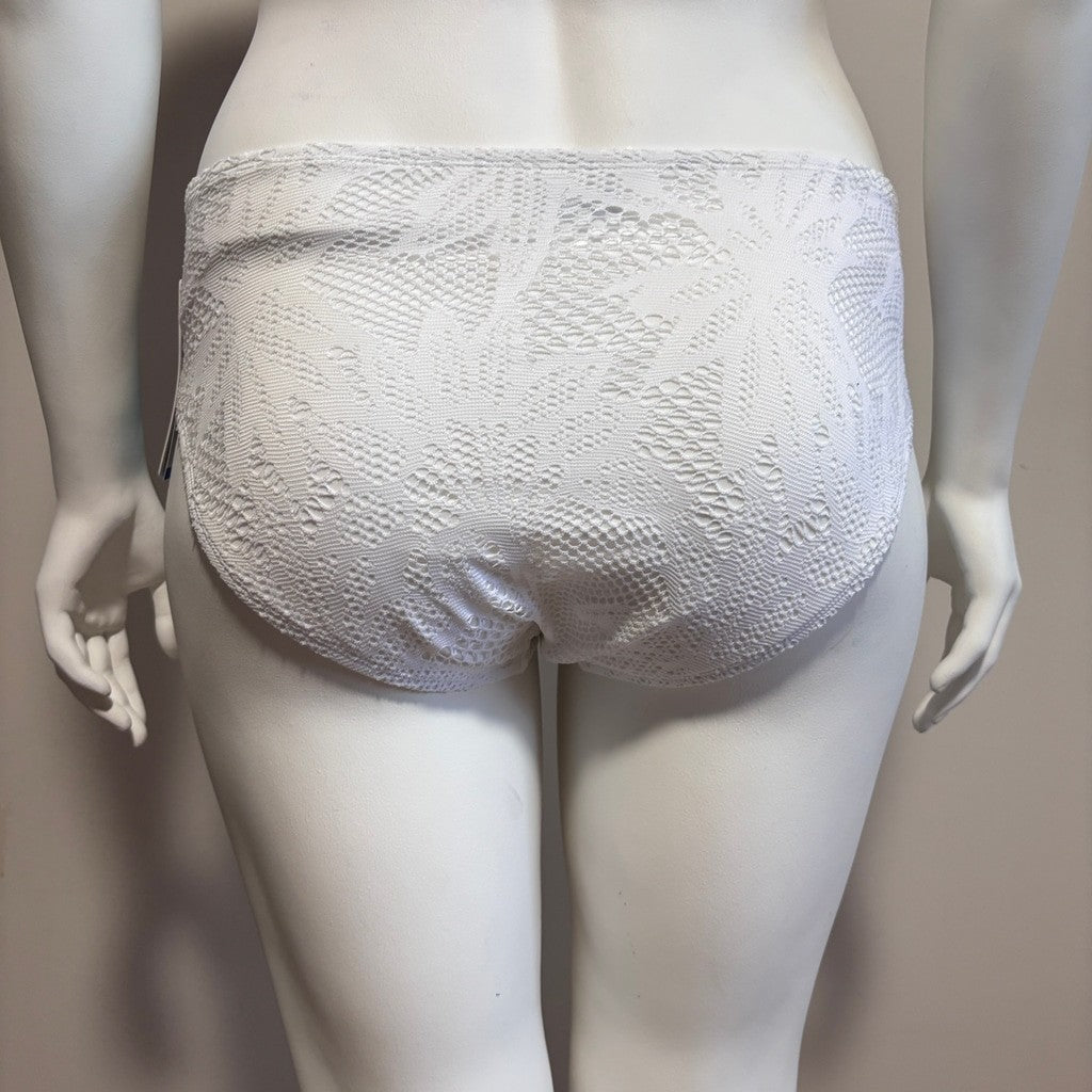 Coco Reef Women's Crochet High Leg High Waist Bikini Swim Bottom NWT