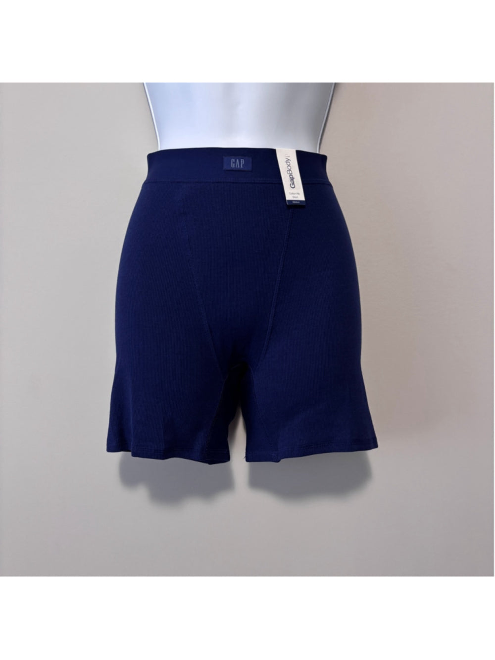 GAP GapBody Women's Small Navy Logo Comfort High-Waist Shorts / Boxers NWT