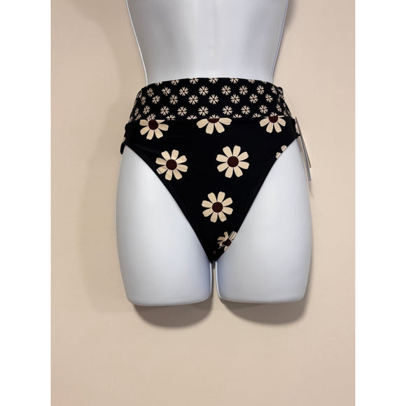 Salt & Cove Size XS Daisy Print High-Waist Bikini Bottom NWT