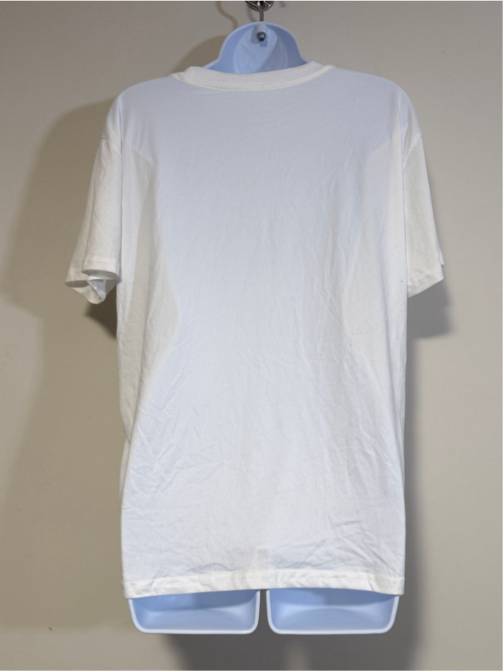 Shein Women's Medium White and Cherry Graphic Short Sleeve T-Shirt NWT