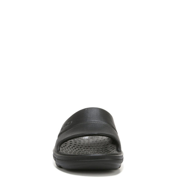 Ryka Women's 9 Black Comfortable Foot Conforming Sport Slides NIB