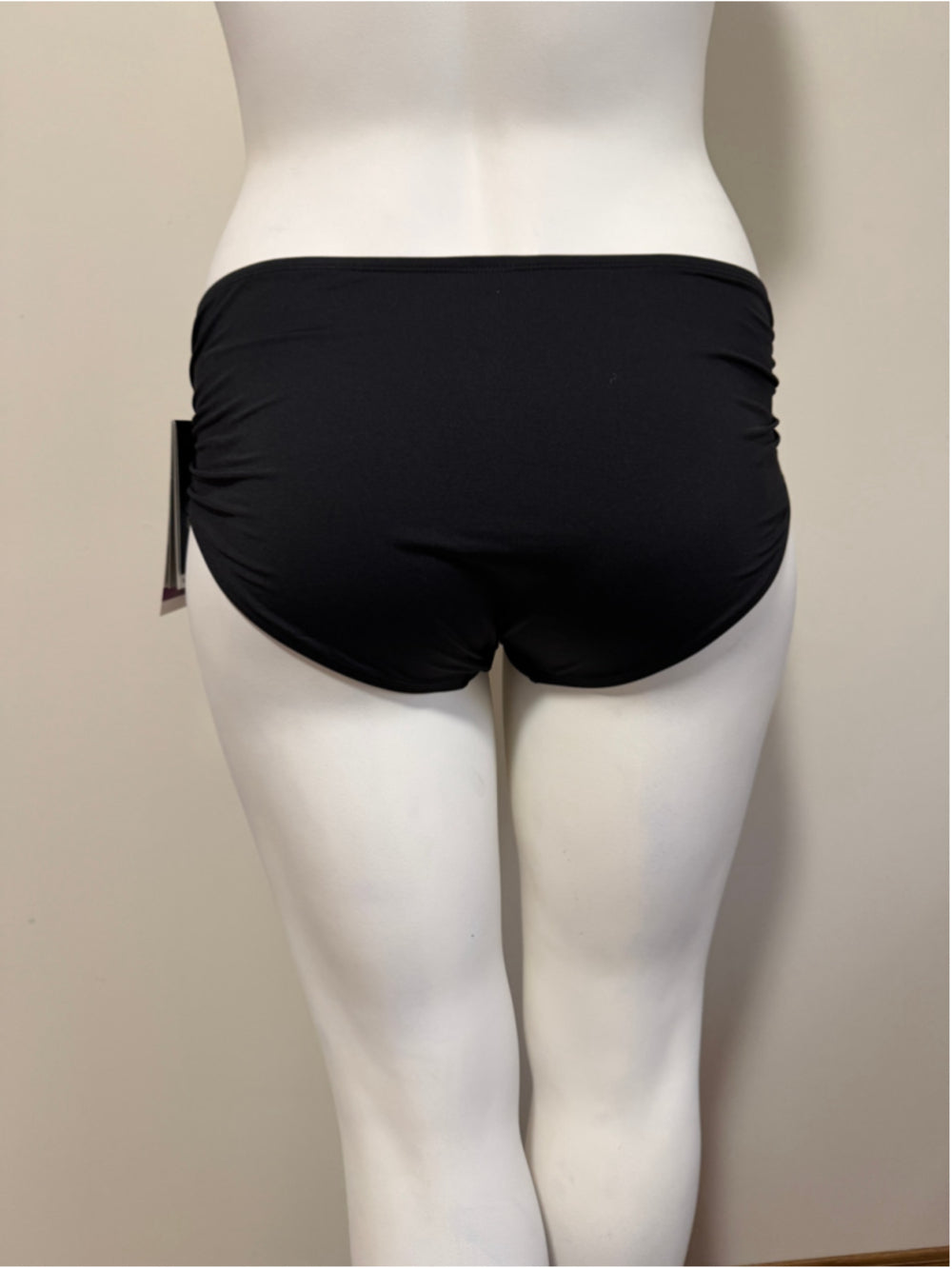 Coco Reef Women's Size XXL Black Ruched Hipster Bikini Bottoms NWT