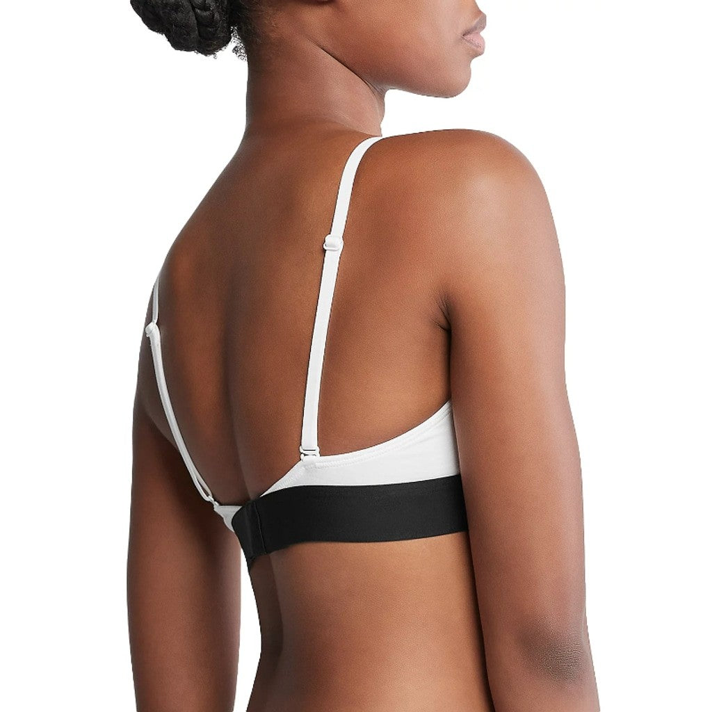 Calvin Klein Size XS White Intense Power Pride Cotton Triangle Bralette NWT