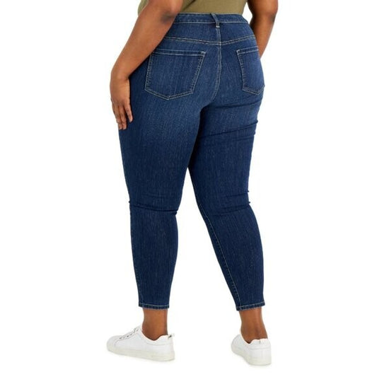 Style & Co. Plus Size 22W Dark Wash High-Rise Skinny Ankle Jeans NWT