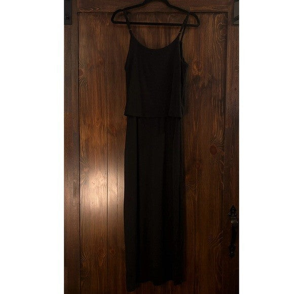 I.N.C. International Concepts Size Small Black Tie-Waist Long Dress NWT
