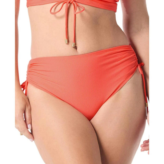 Coco Reef Women's Size Medium Bright Orange Side-Tie Bikini Bottoms NWT