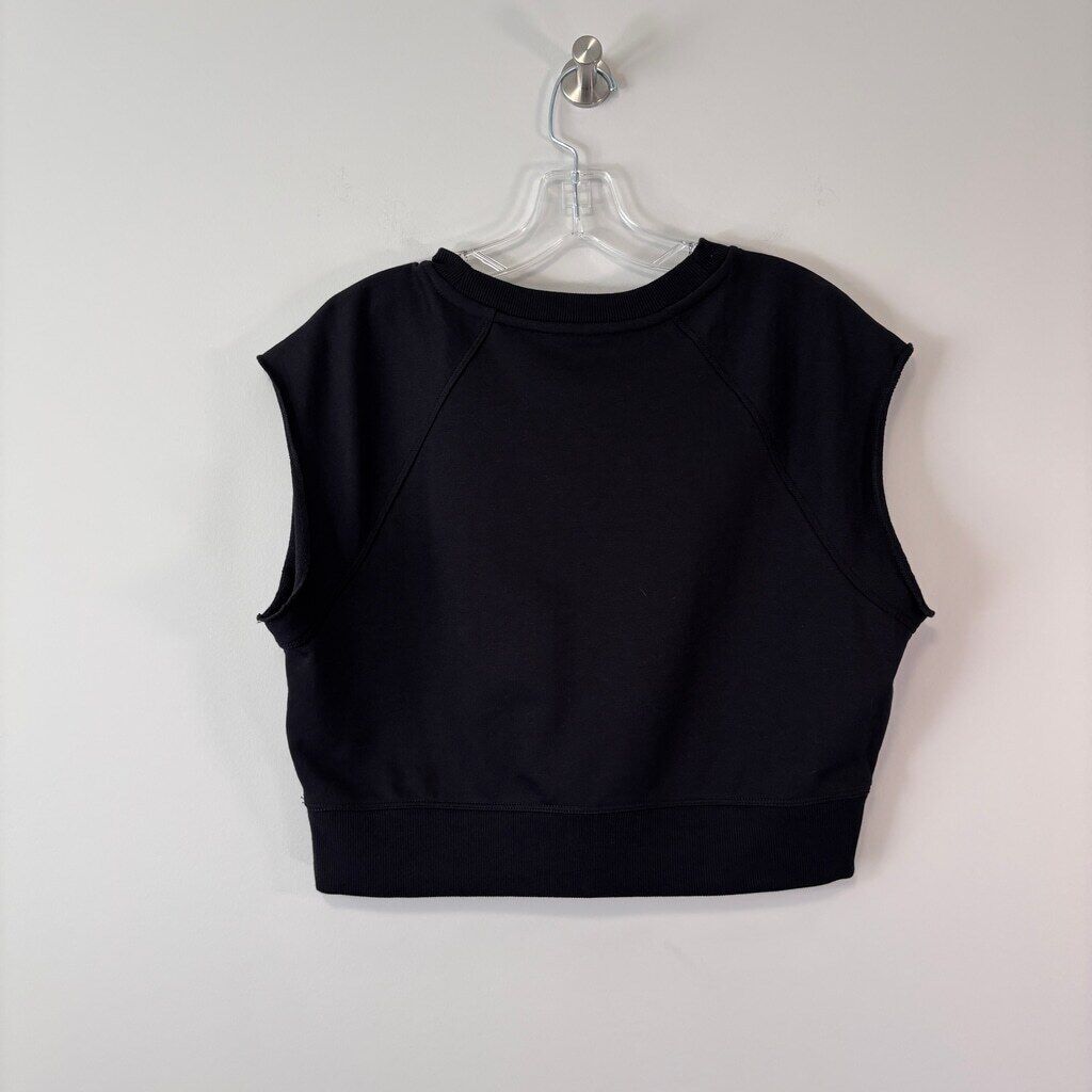 Calvin Klein Performance Women's Medium Black Sleeveless Crop Top NWOT