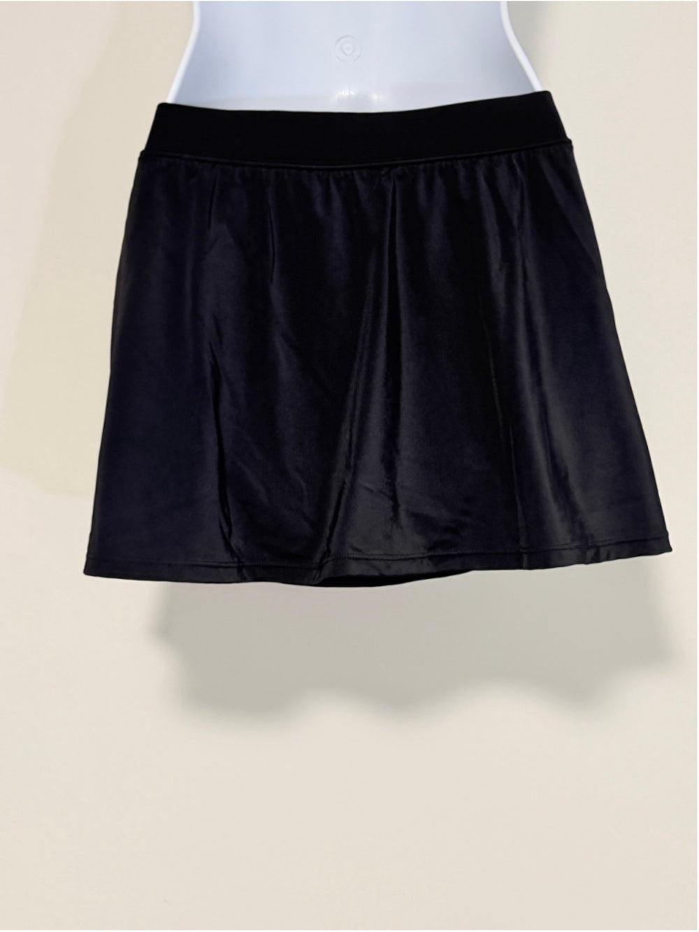 Swim Solutions Women's Size 10 Black Swim Skirt / Skort NWT