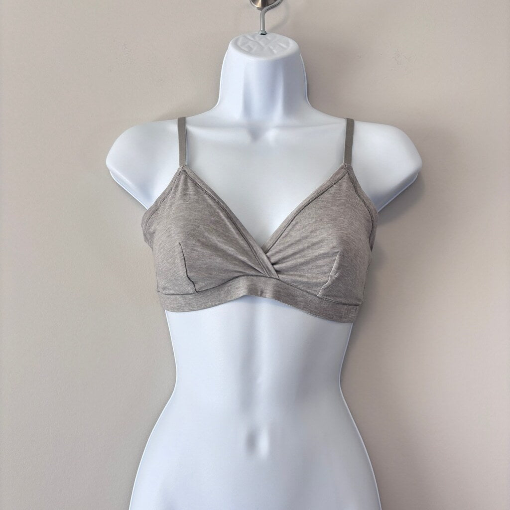 GAP GapBody Women's Medium Gray Breathe Full Coverage Bralette NWT