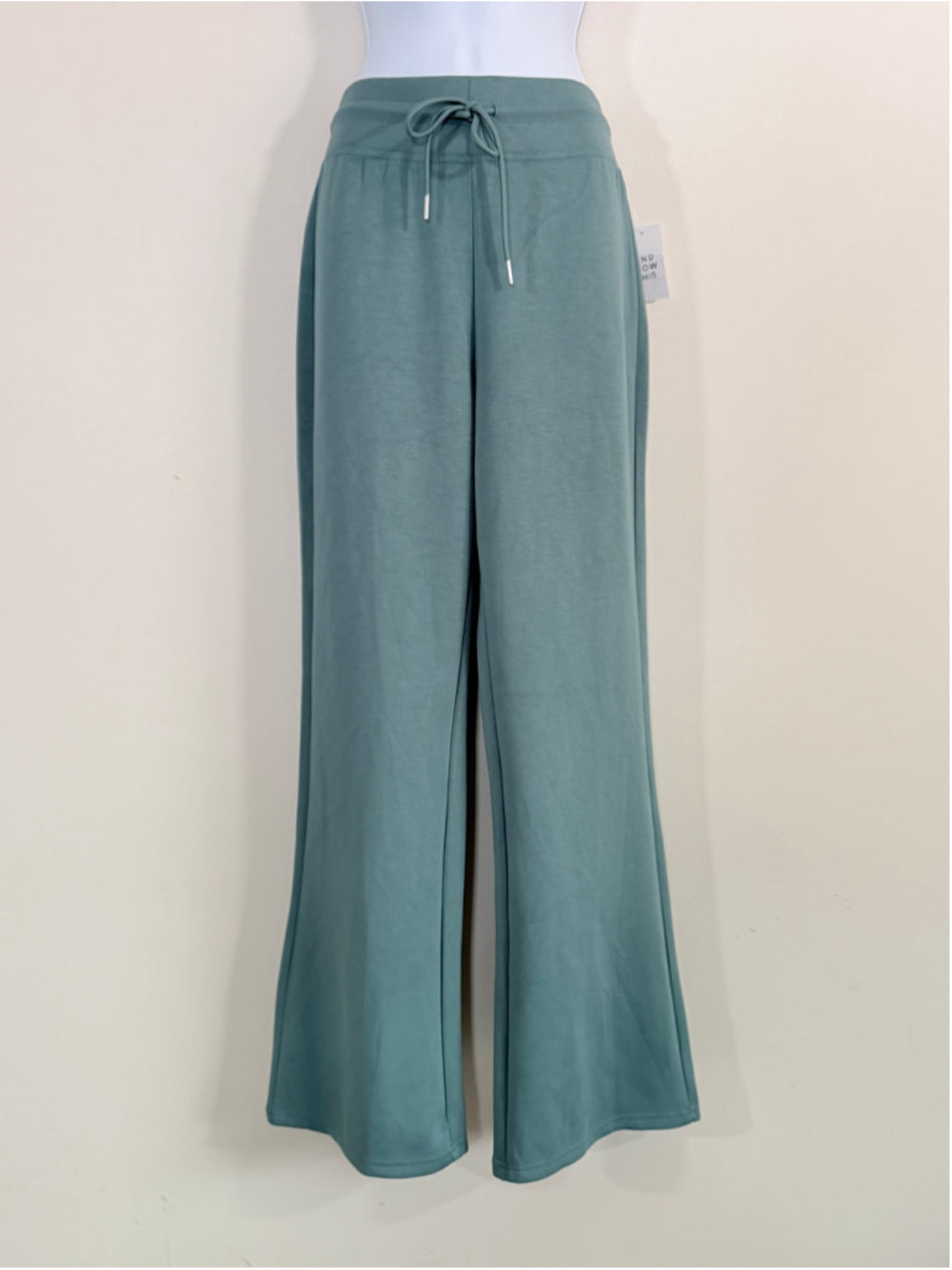 And Now This Women's Medium Teal Wide Leg Drawstring Pants / Joggers NWT