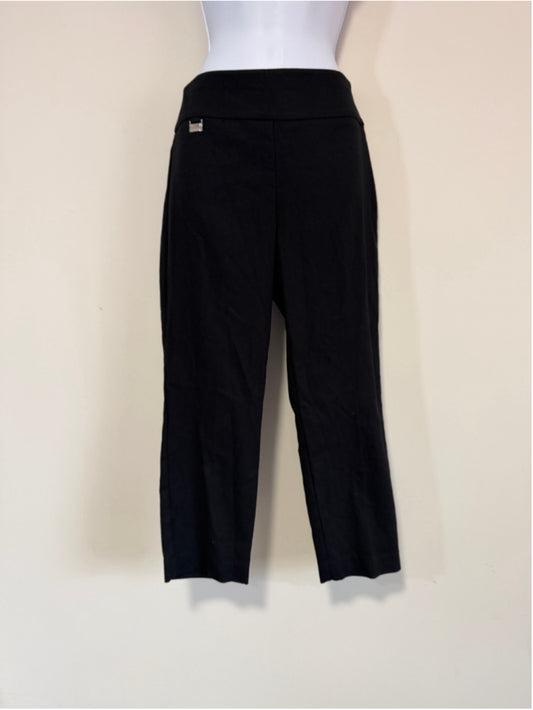 Alfani Size 6 Black Essential Capri Pull-On Dress Pants With Tummy-Control NWT