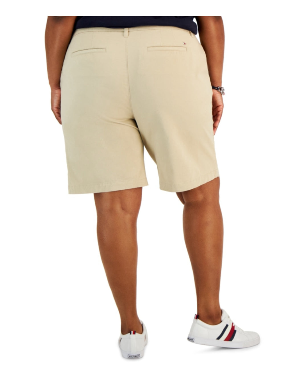 Tommy Hilfiger Plus Size 16W Casual Khaki Bermuda Shorts NWT