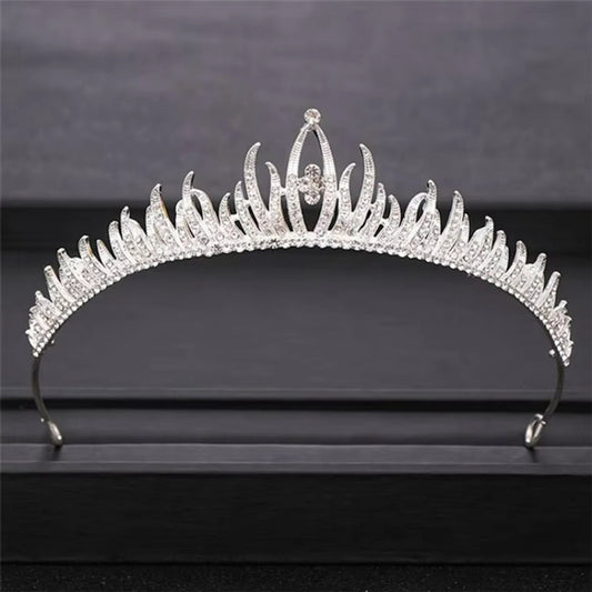 Silver Frost Elegance Crystal Bridal, Wedding & Pageant Tiara / Crown NWT