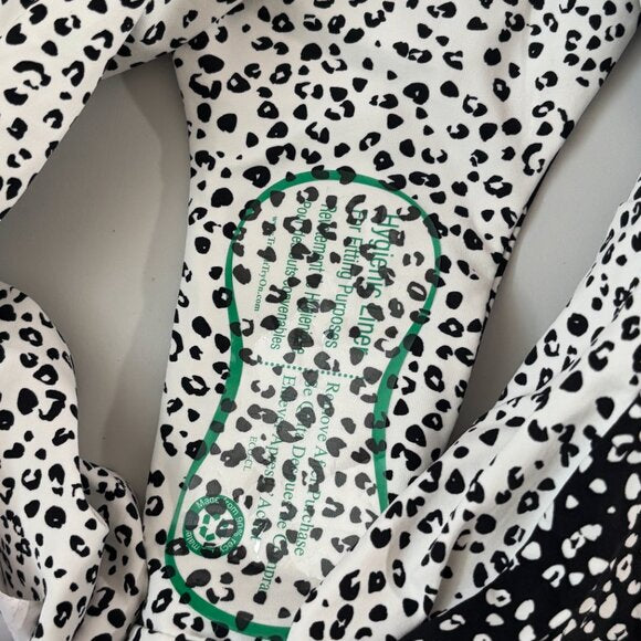 Coco Reef Size Medium Black White Dot Reversible High Waist Bikini Bottom NWT