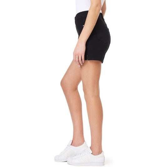 Angels Forever Plus Size 22W 360 Sculpt Mid Thigh Black Jean Shorts NWT