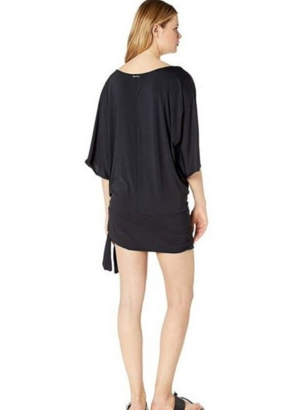 Michael Kors Women's Size Small Black Side-Tie Swim Cover-Up NWT