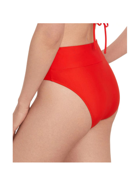 Salt + Cove Size Extra Large Red/Orange Red High-Waist Swim Bottoms NWT
