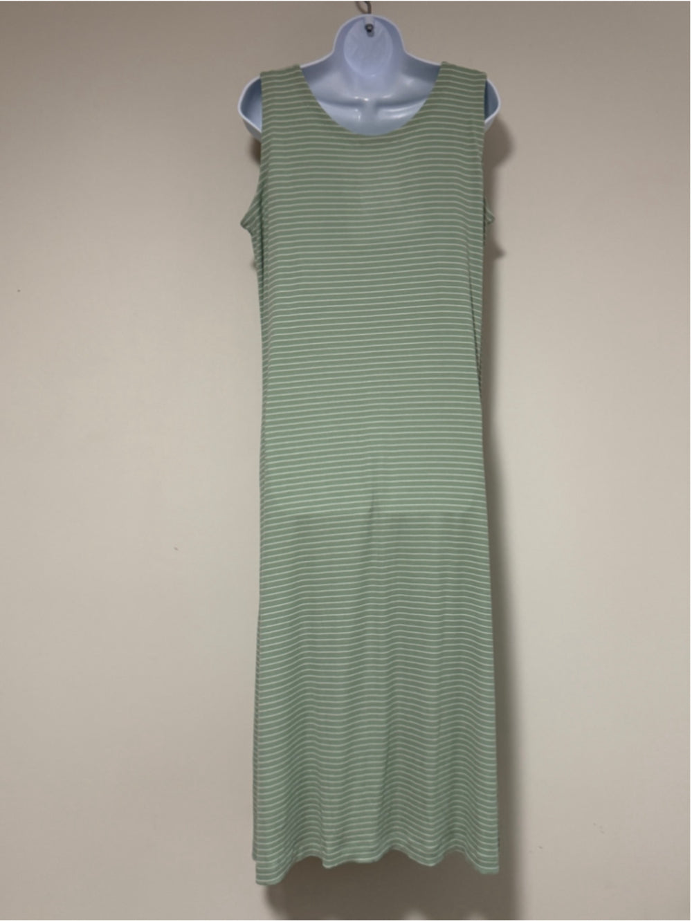 State of Day Women's Medium Green Ribbed Modal Blend Tank Nightgown NWT