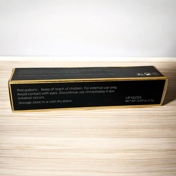 BUG-A-BOO Luxury Vibrant Lip Glaze - Waterproof & Matte NIB