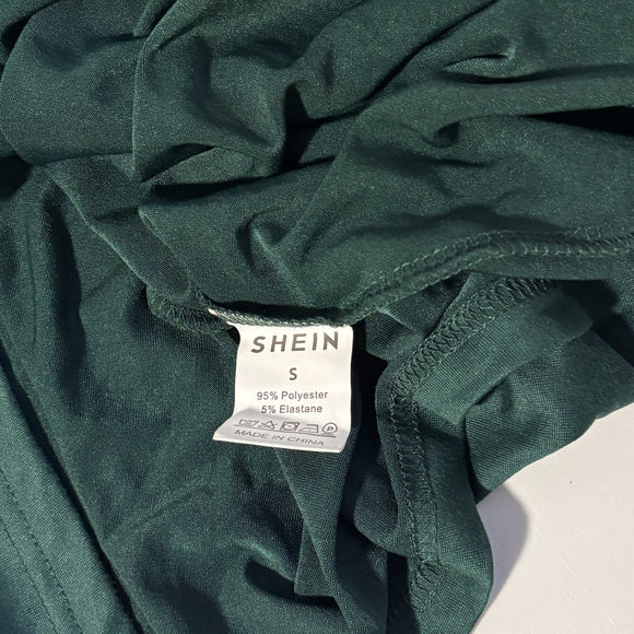 SHEIN Women's Size Small Green 'Merry Christmas' Graphic T-Shirt NWT