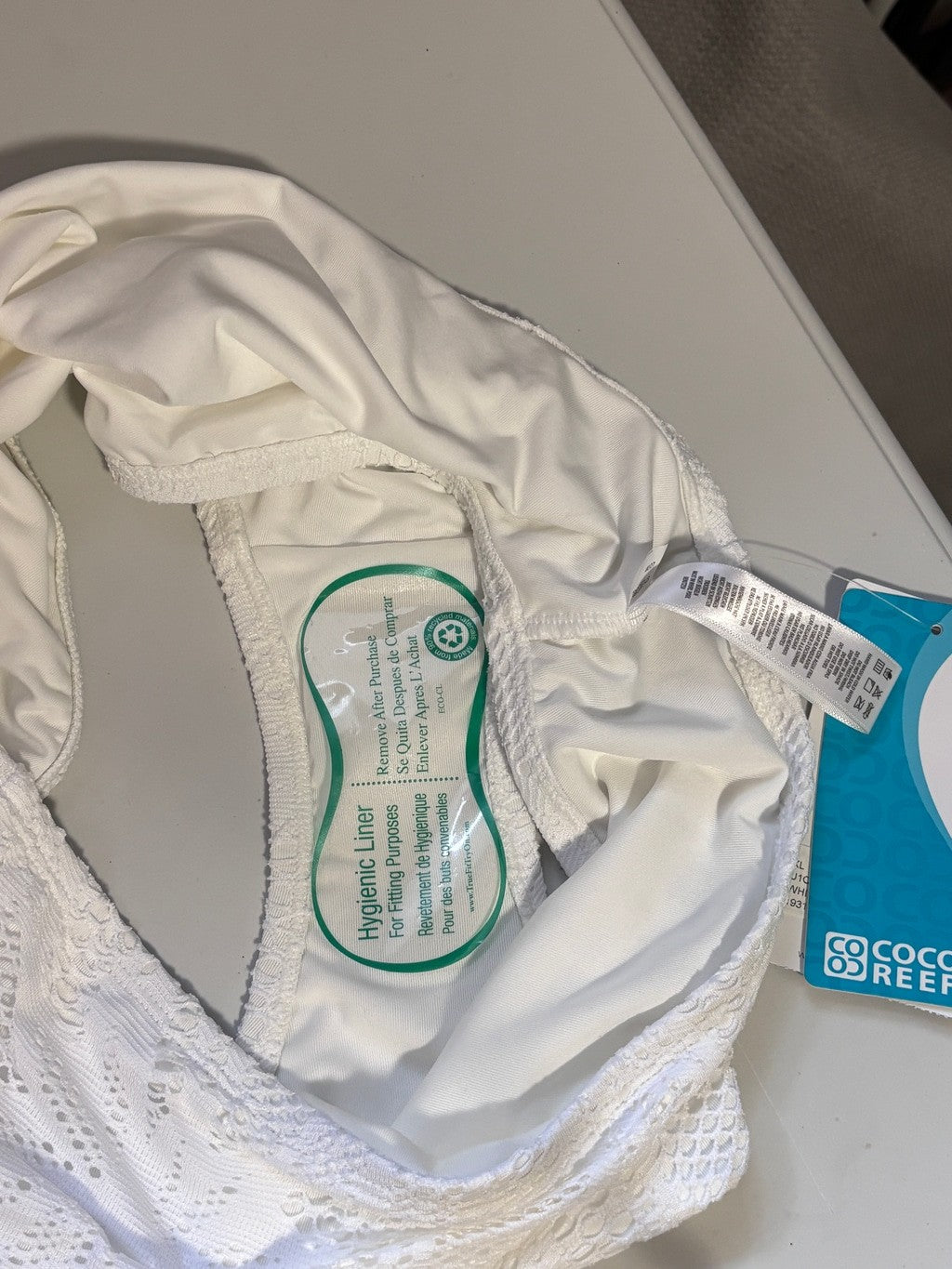 Coco Reef Women's Crochet High Leg High Waist Bikini Swim Bottom NWT