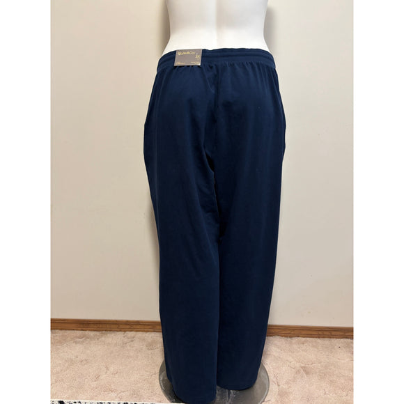 Style & Co Plus Size 3X Blue Drawstring Straight Leg Pants / Sweatpants NWT