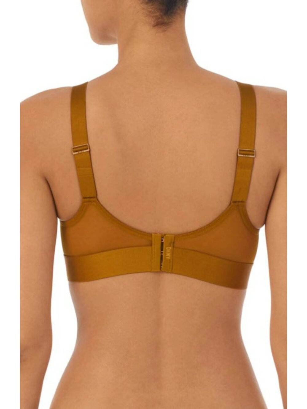 DKNY Women's Size Medium Rust Copper Sheers Unlined Mesh Bralette NWT