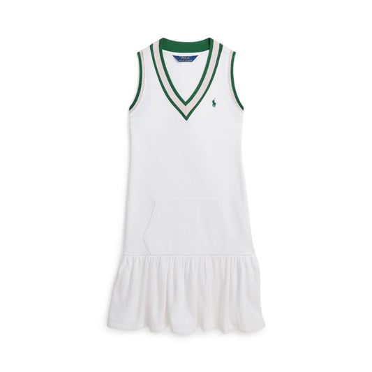 Polo Ralph Lauren Girls Large (12-14) Cotton Terry Cricket / Tennis Dress NWT