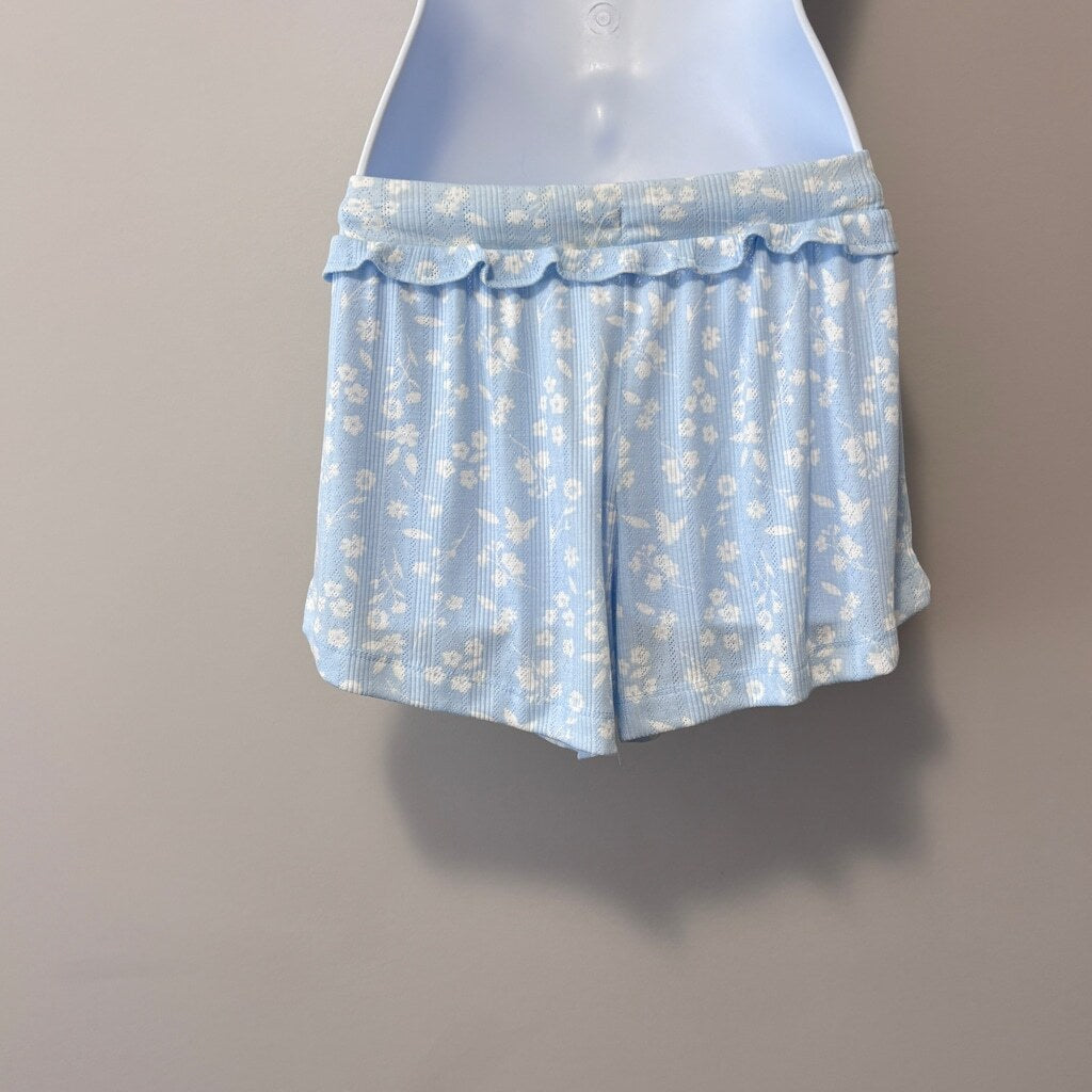 Roudelain Women's 2-Pc. Blue Pointelle Tank & Shorts Pajama Set NWT