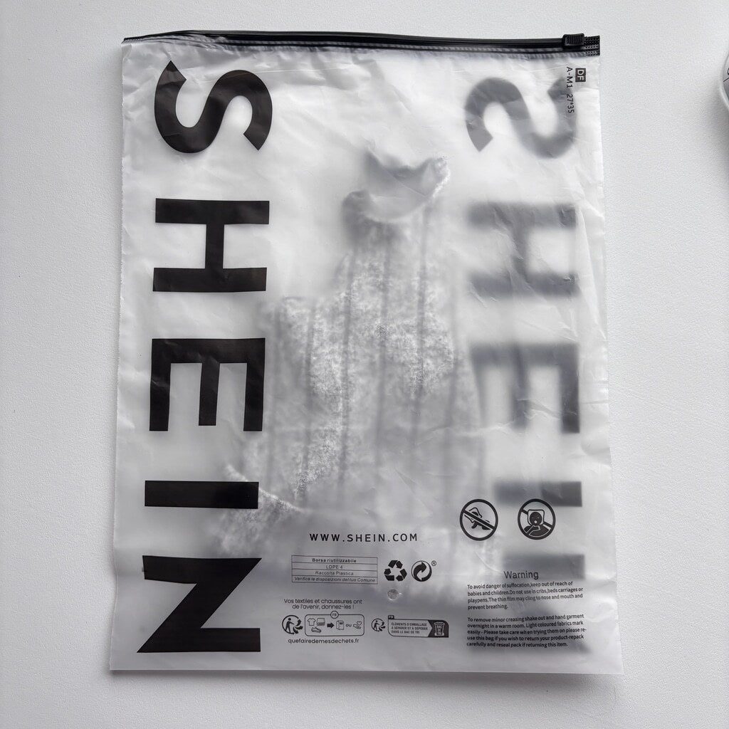 SHEIN Women's Size XXS Petite Gray Rib-Knit Pointed Hem Tube Top NIB