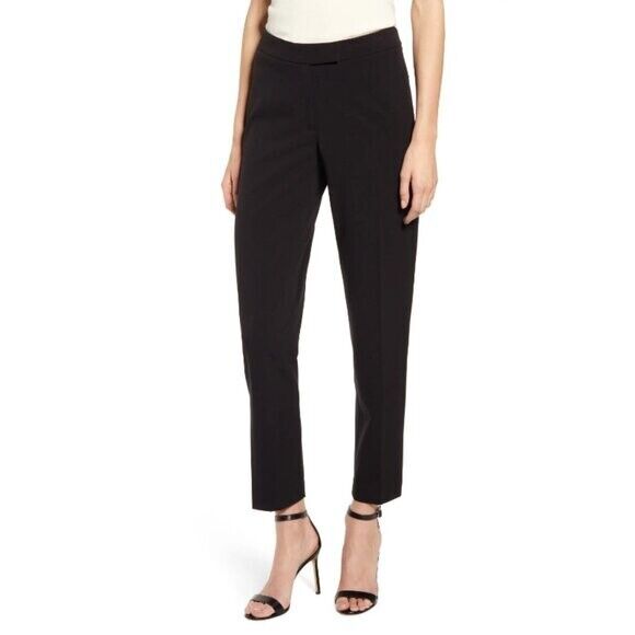 Anne Klein Black Clean Front Women's Dress Pants NWT