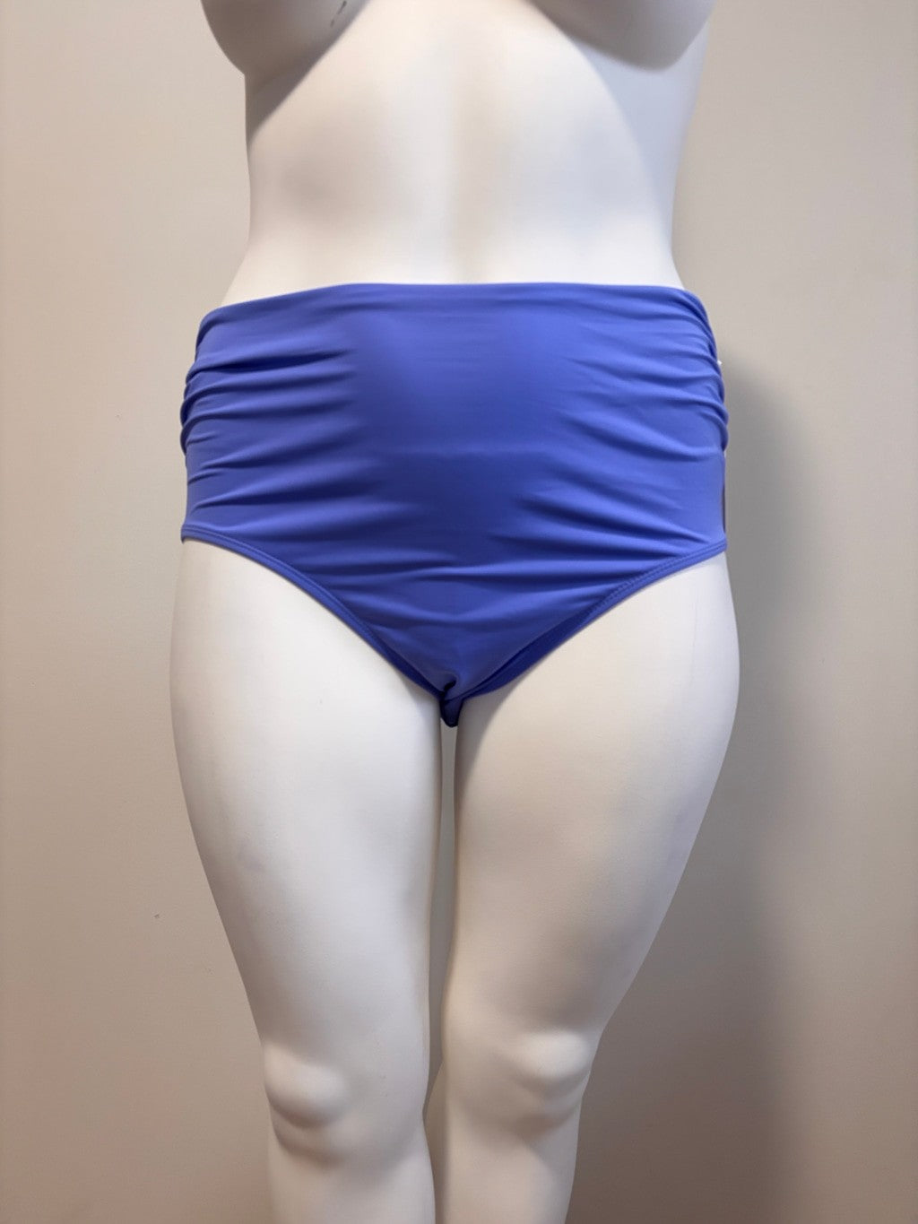 Anne Cole Plus Size 18W Periwinkle Blue High Waist Bikini Bottom NWT