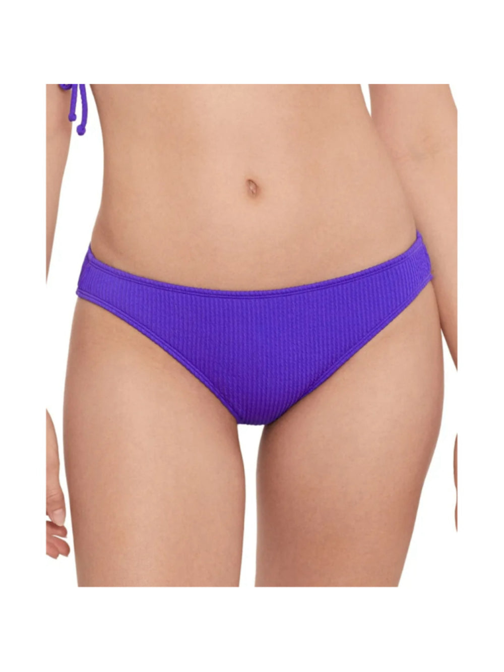 Salt + Cove Purple Ribbed Hipster Bikini Bottoms NWT